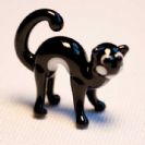 חיות זכוכית חתול שחור 81028