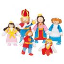 צעצועי עץ GOKI אנשים קטנים המשפחה המלכותית 51797