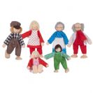 צעצועי עץ GOKI אנשים קטנים משפחת שרוני S0204
