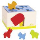 צעצועי עץ GOKI השחלת צורות בע"ח  58665