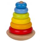 צעצועי עץ GOKI מגדל טבעות על בסיס קמור 58764