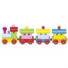 צעצועי עץ GOKI רכבת מגנטים צבעונית 55978