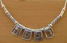 NT9  Two-tone Name Necklace