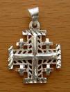 JCS18 Silver Jerusalem Cross