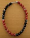Coral & Onyx Necklace