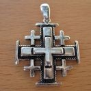 CS40 Silver Jerusalem Cross