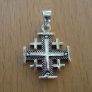 CS43 Silver Jerusalem Cross