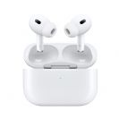 אוזניות אלחוטיות Apple AirPods Pro 2 Bluetooth בצבע לבן עם מיקרופון הכוללות כיסוי טעינה התומך טעינה אלחוטית