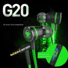 אוזניות גיימינג מגנטיות PLEXTONE G20 אוזניות בתוך האוזן עם 3.5 מ"מ אודיו + שקע משולב מיקרופון