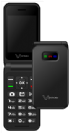 טלפון סלולרי למבוגרים Victurio Flip JS01C 4G - צבע שחור שנה אחריות ע"י היבואן הרשמי