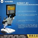 מיקרוסקופ SUNSHINE דגם SZM45T-B1 אנלוגי / דיגיטלי (FULL HD) עם מסך 10.1 אינצ'