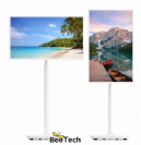 מסך נטען חכם על גלגלים בגודל 32 אינץ דגם B-32S מבית BeeTech