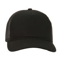 כובע שחור מודפס