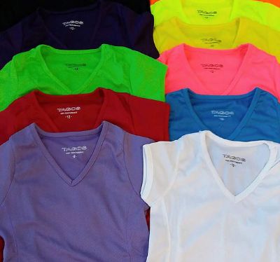 מגוון צבעים לחולצות דרייפיט נשים להדפסה