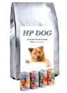 מזון לכלבים HP עוף 12 ק"ג מחולק ל 4 אריזות לשמירה על הטריות+4 יח' מזון רטוב
