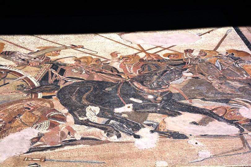 פומפיי-פסיפס הקרב בין אלכסנדר לדריווש