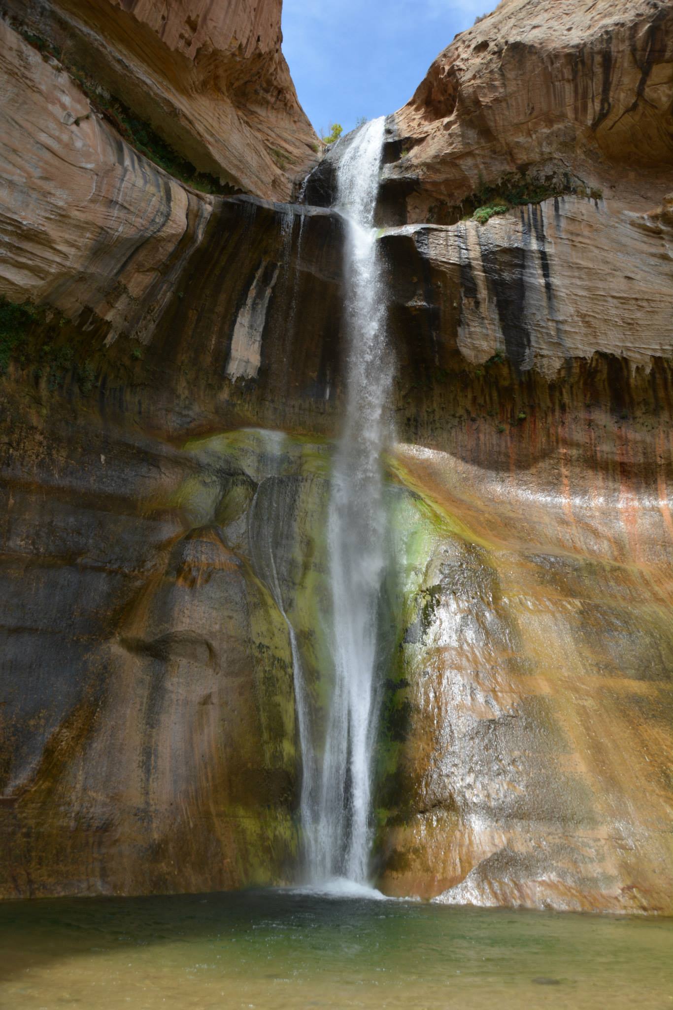 המפל-Lower Calf Creek Falls