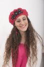 lace flowers beret