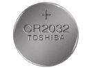 	סוללת כפתור ליתיום 3V CR2032 TOSHIBA