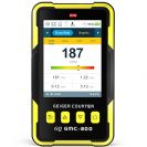 גלאי קרינה גרעינית  תקן לאומי צבע גדול תצוגת LCD 5 סוגי אזעקות Dosimeter שמירת נתונים ושיתוף גלובלי בטא גמא רנטגן מכשיר נייד רב תכליתי
