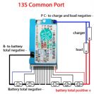 מעגל הגנה לסוללות ליתיום 48V 15A 13cell