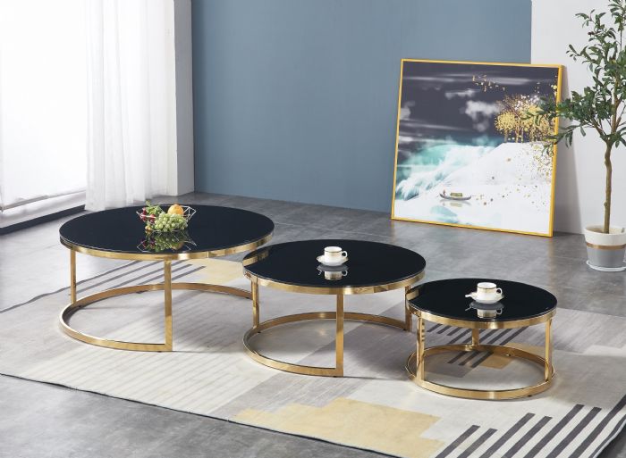 שולחן סלוני דגם טלי זהב