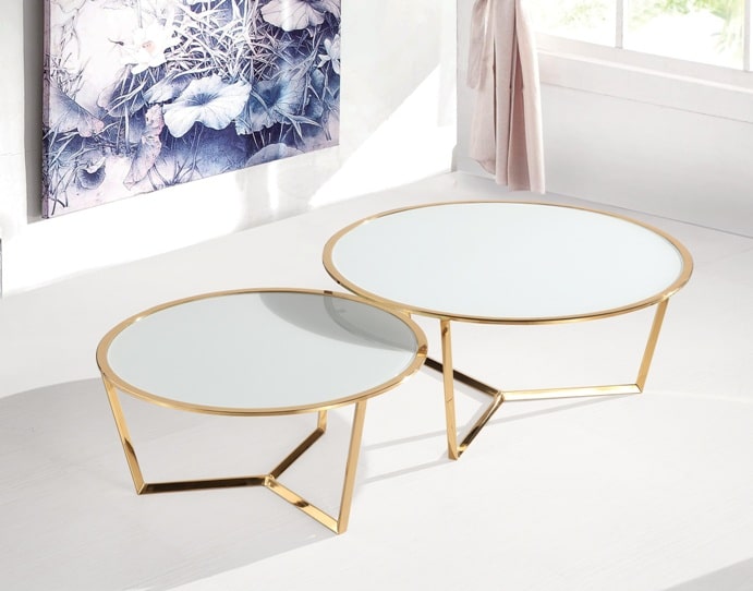 שולחן סלוני דגם מיכל זהב