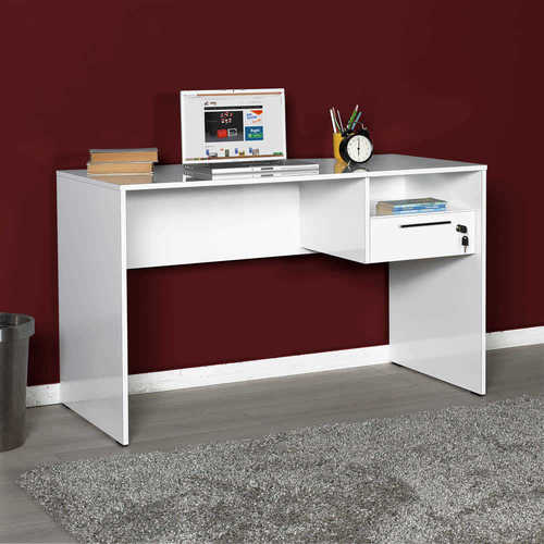 שולחן מחשב איכותי דגם דנה לבן ראמוס