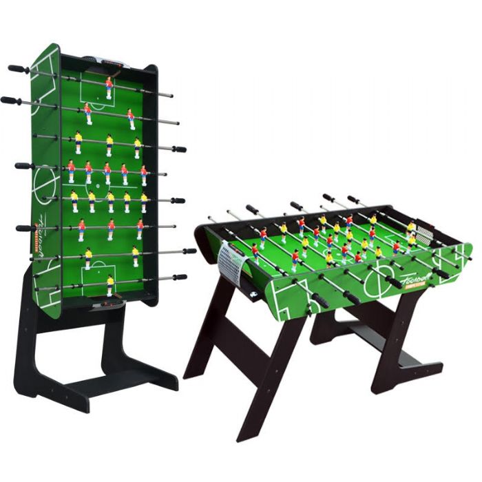 שולחן כדורגל ענק מתקפל איכותי ופרקטי באורך 1.19 מטר דגם TAL-1-12 מבית ROSSO ITALY