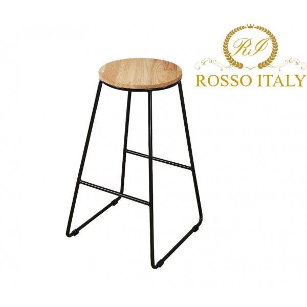 מארז זוג כסא בר מעץ אורן פיני ROSSO ITALY דגם: MSH-5-77