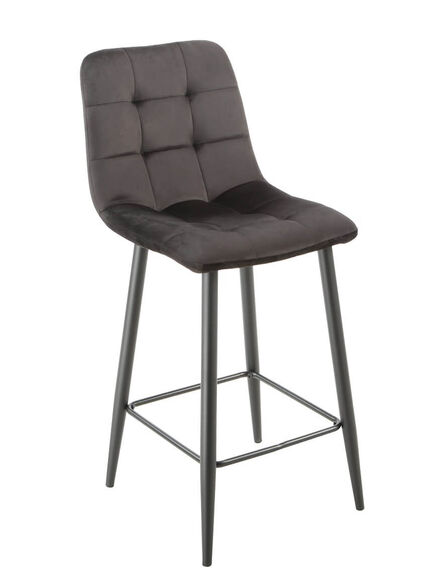 מארז זוג כסאות בר בד קטיפה גובה מושב 65 סמ דגם MSH-7-1 מבית ROSSO ITALY הסדרה היוקרתית
