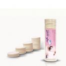 שעוות קלדו דיסקיות מתקלפת לבנה