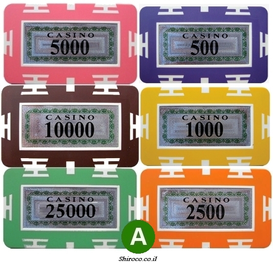 ז'יטונים CASH איכותי ערכים