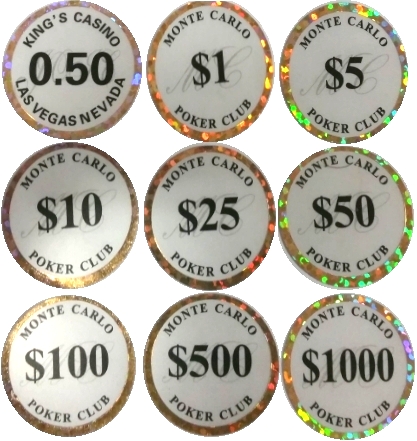 מבצע ענק - מדבקות PVC איכותיות לז'יטונים פוקר טקסס הולדם