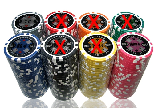 מבצע אחרונים, ז'יטונים 13.5 גרם אירו