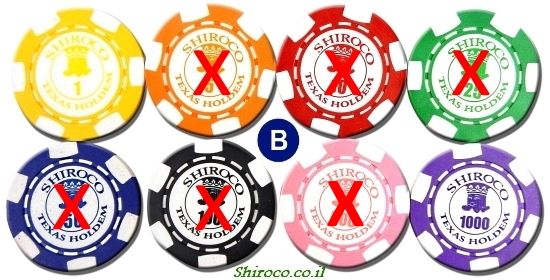 מבצע אחרונים, ז'יטונים קינג מוטבע לפוקר