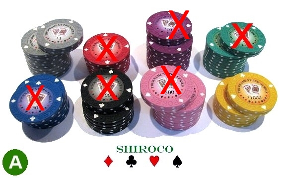 מבצע אחרונים, ז'יטונים מחימר טורניר 10 גרם