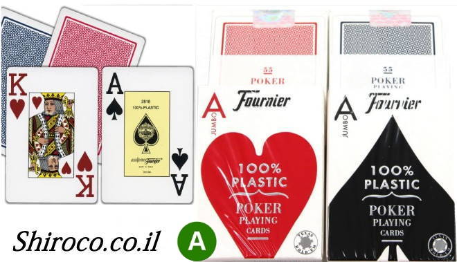 קלפים לפוקר 2800 טקסס הולדם פורניר איכותי