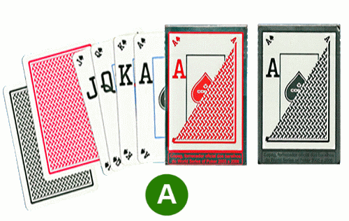 אזל, קלפים לפוקר קופג הצצה איכותי