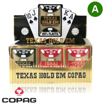 קלפים פלסטיק איכותי קופג טקסס הולדם COPAG