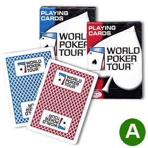 קלפים BEE WPT איכותי לטורניר פוקר