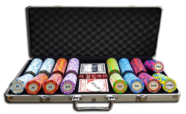 אזל במלאי, מזוודה 400 ז'יטון חימר מונטה קרלו 13.5 גרם