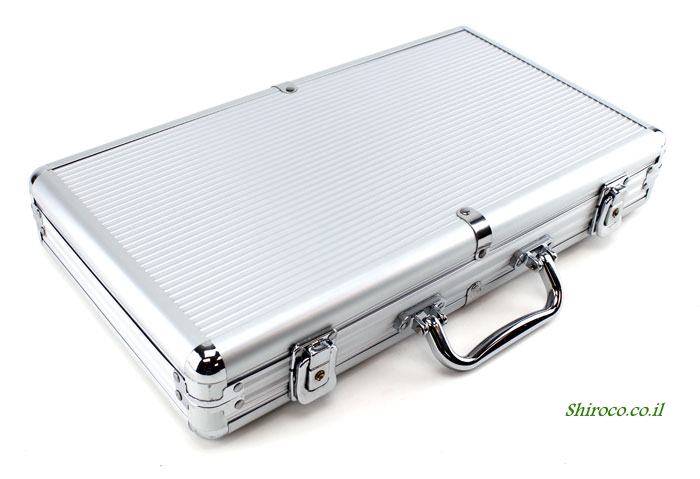 אזל מהמלאי, מזוודת פוקר ל 300 צ'יפים ריקה מאלומיניום