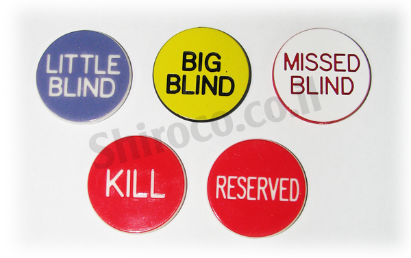 כפתורי דילר DEALER טקסס הולדם, שני ב 50% הנחה