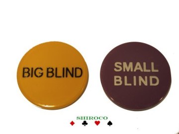 2 כפתורי דילר DEALER לפוקר טקסס הולדם