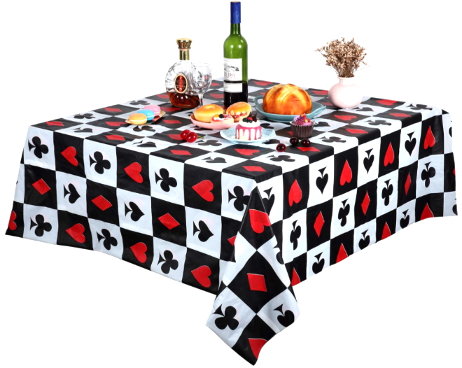 מפת ארוח קלפים "קזינו"