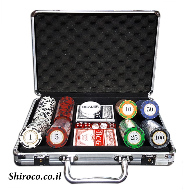 אזל במלאי, מזוודה 200 11.5 גרם spin poker