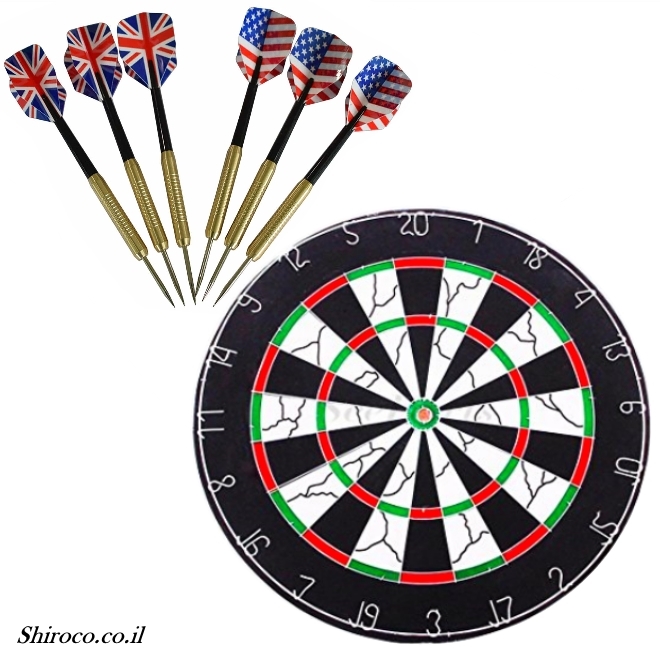 אזל במלאי, לוח מטרה דארט 18" בריסטול