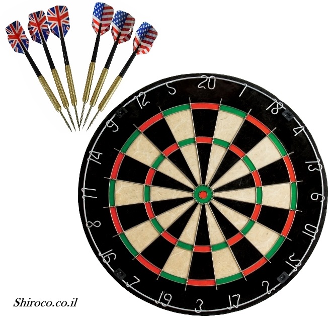 לוח מטרה דארט 18" בריסטול +