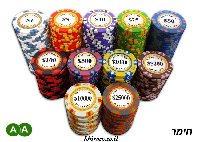 ז'יטון מונטה קרלו חדש 2020 חימר CROWN